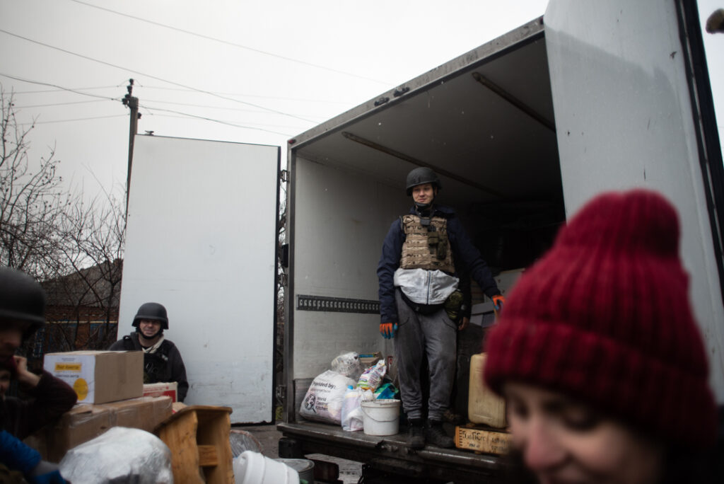 Relocation with a Truck. Base UA packed all the family's belongings. © Alexander Zehntner