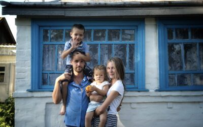 Base UA bietet neues Zuhause für eine geflohene Familie aus Bachmut